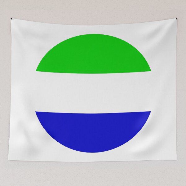 Item preview, Sierra Leone Circle Flag SL designed and sold by shitpostee.