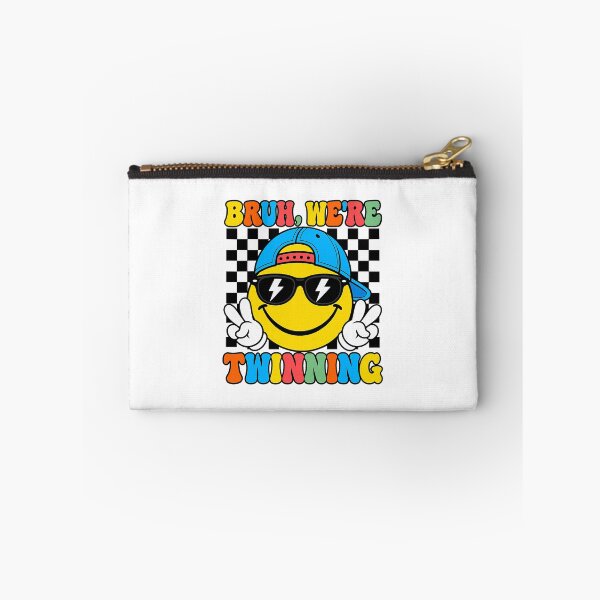 Item preview, Bruh We're Twinning Smile Face Twin Day designed and sold by khdmalakarak.