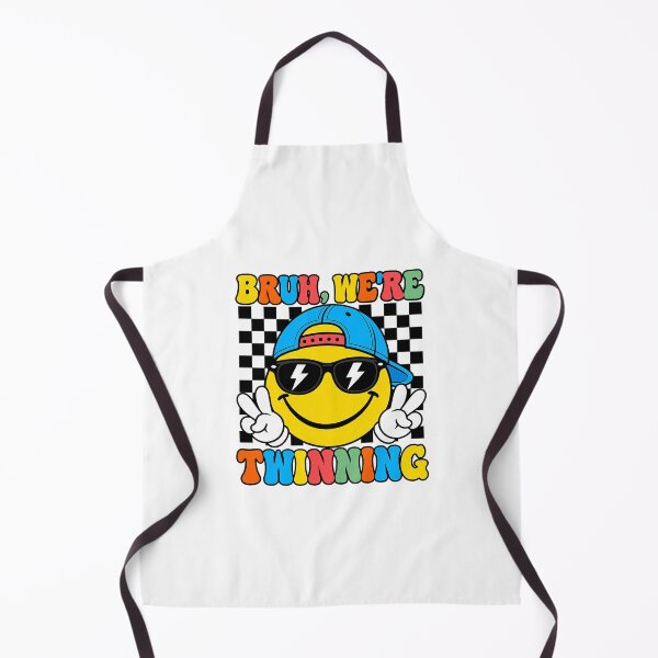 Item preview, Bruh We're Twinning Smile Face Twin Day designed and sold by khdmalakarak.