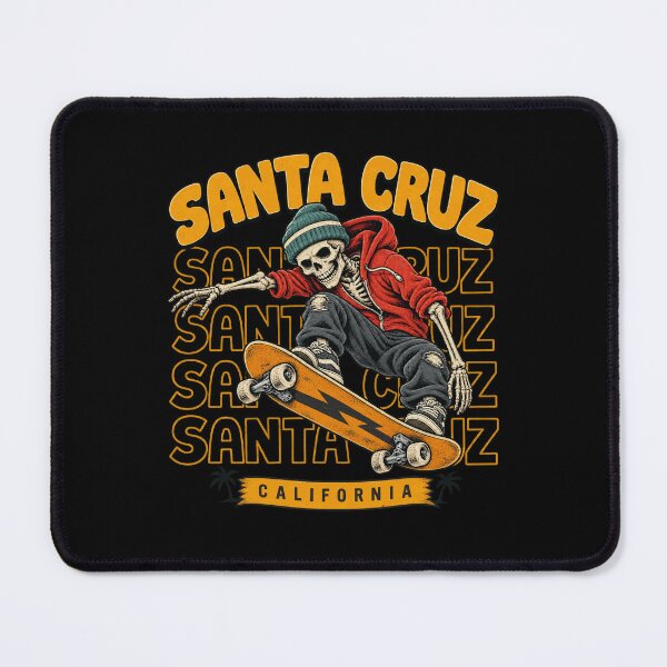 Item preview, Santa Cruz Skeleton Skateboard Retro Streetwear designed and sold by VioletNance.