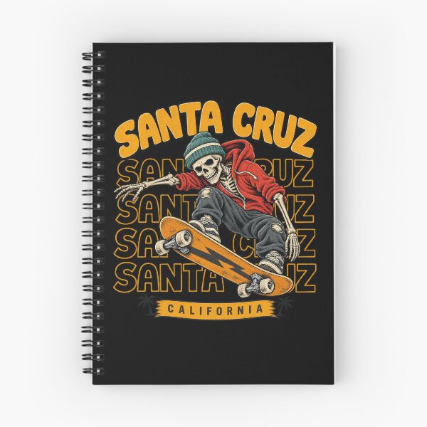 Item preview, Santa Cruz Skeleton Skateboard Retro Streetwear designed and sold by VioletNance.