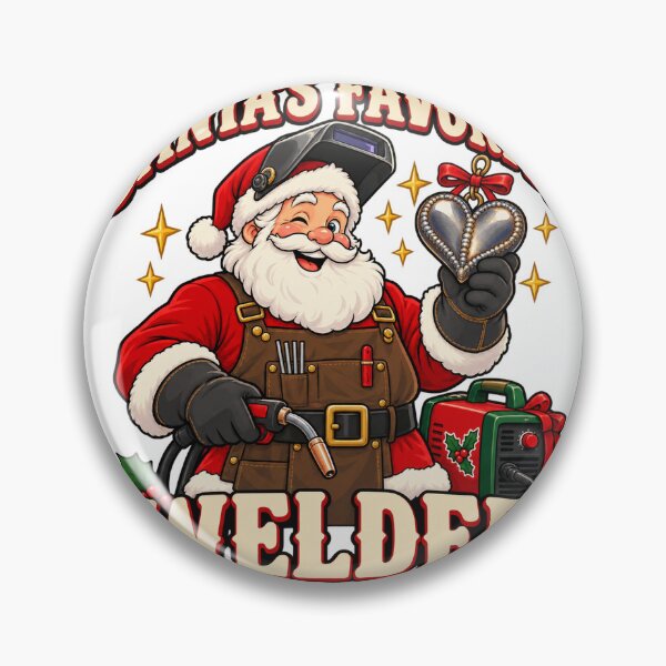 Artikelvorschau, Santas Favorite Welder with Helmet and Christmas Gifts entworfen und verkauft von skyartdesign.