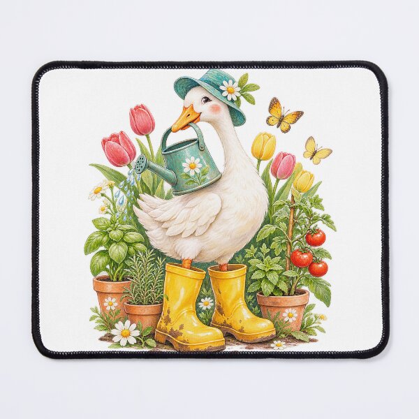 Item preview, Gardening Goose in Yellow Rain Boots designed and sold by Gifts0.
