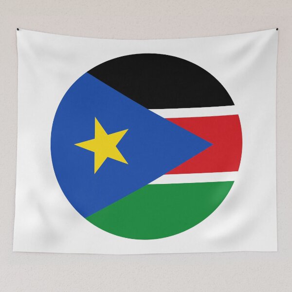 Item preview, South Sudan Circle Flag SS designed and sold by shitpostee.