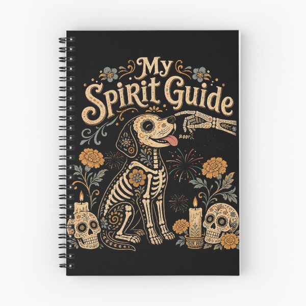 Item preview, My Spirit Guide – Sugar Skull Dog designed and sold by Nacho Average Designs.