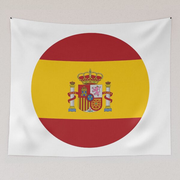 Item preview, Spain Circle Flag ES designed and sold by shitpostee.