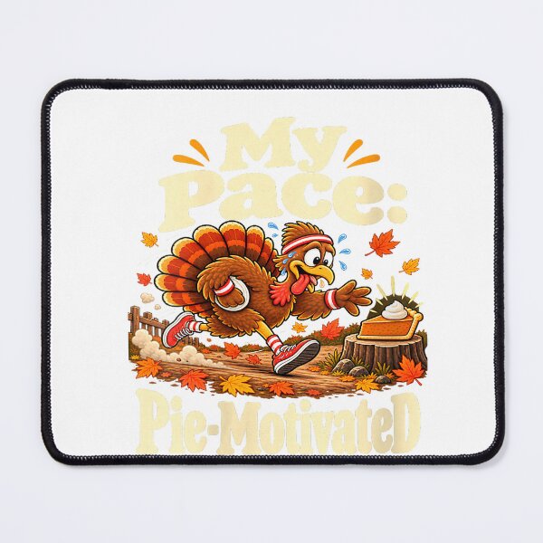 Item preview, Women's My Pace Pie Motivated Turkey Running Thanksgiving Trot V-Neck T-Shirt designed and sold by LoveyBug78.