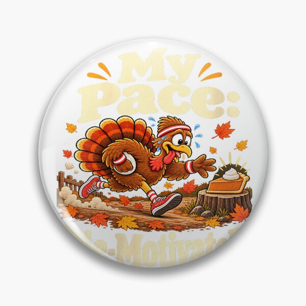 Item preview, Women's My Pace Pie Motivated Turkey Running Thanksgiving Trot V-Neck T-Shirt designed and sold by LoveyBug78.