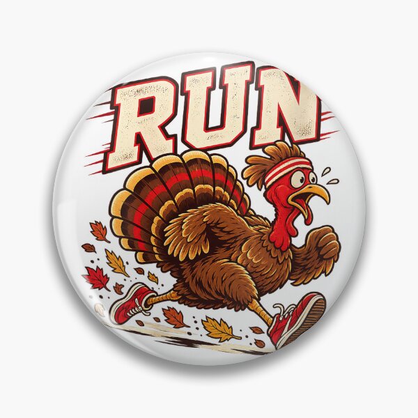 Item preview, Women's Thanksgiving Running Turkey Funny Fall Runner Race Humor V-Neck T-Shirt designed and sold by BlaqboyDesigns.