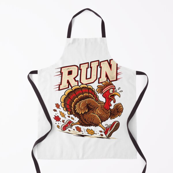 Item preview, Women's Thanksgiving Running Turkey Funny Fall Runner Race Humor V-Neck T-Shirt designed and sold by BlaqboyDesigns.