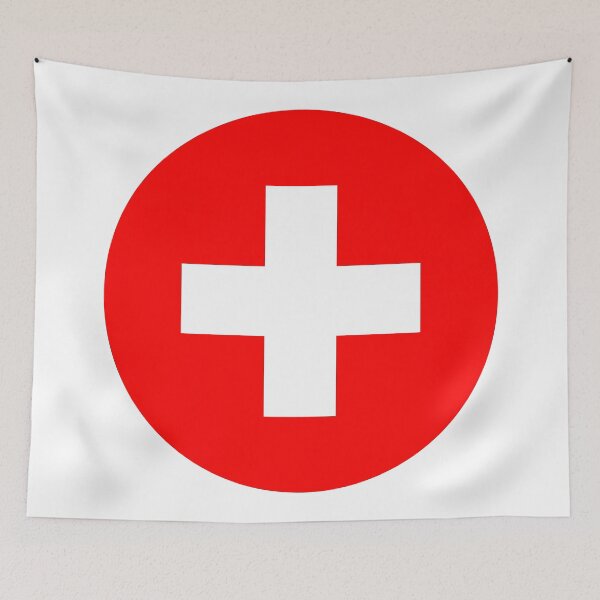 Item preview, Switzerland Circle Flag CH designed and sold by shitpostee.
