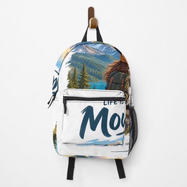 Item preview, Mountain Sunset Adventure with Hiking Dog designed and sold by Gifts0.