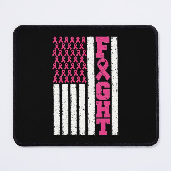 Item preview, Fight Breast Cancer Awareness USA Flag designed and sold by Sallyjoywaxart.
