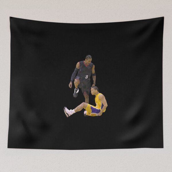 Artikelvorschau, Allen-Iverson-Steps-Over-Tyronn-Lue-Low-Poly entworfen und verkauft von menzbloy.