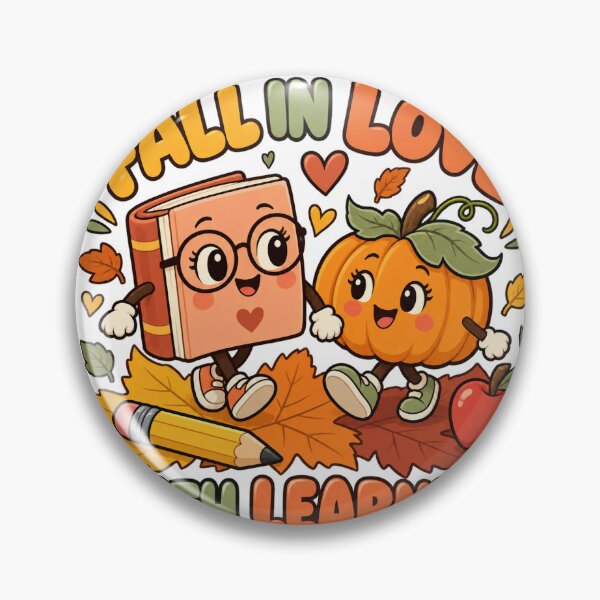 Artikelvorschau, Fall in Love with Learning Book and Pumpkin Friends entworfen und verkauft von skyartdesign.