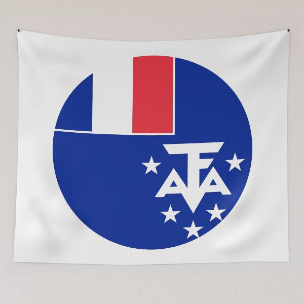 Item preview, French Southern Territories Circle Flag TF designed and sold by shitpostee.