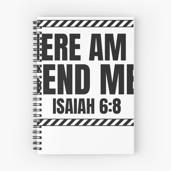 Item preview, Here Am I Send Me - Isaiah 6:8 Bible Verse designed and sold by BigMachineprint.