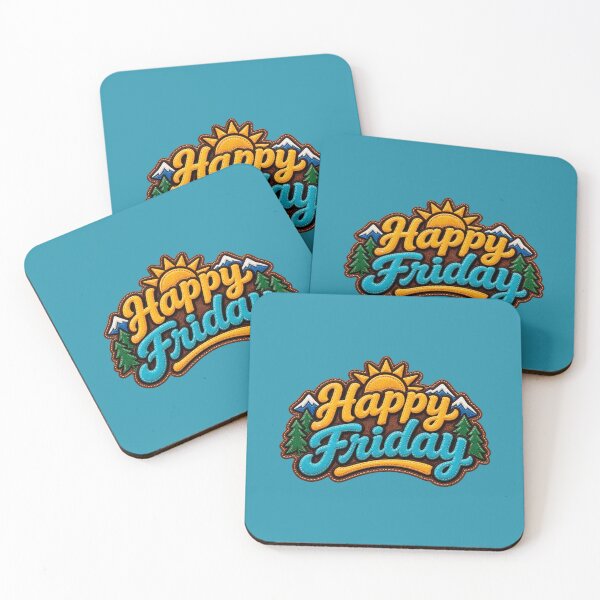 Item preview, Happy Friday (Leather Patch design)  designed and sold by TheFatherOfArt.