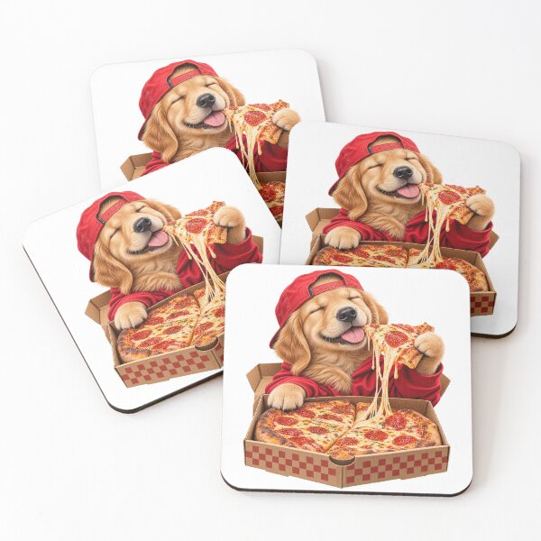 Item preview, Happy Pizza Puppy in Red Hoodie designed and sold by Gifts0.