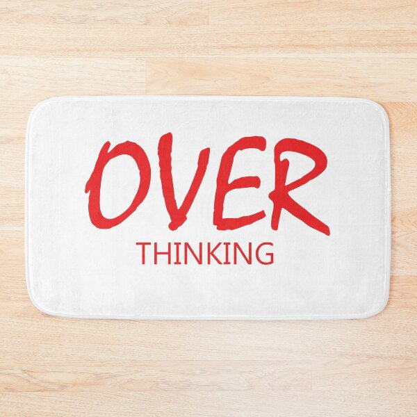 Item preview, Overthinking Mental Health Aesthetic Quote designed and sold by sankacreation.
