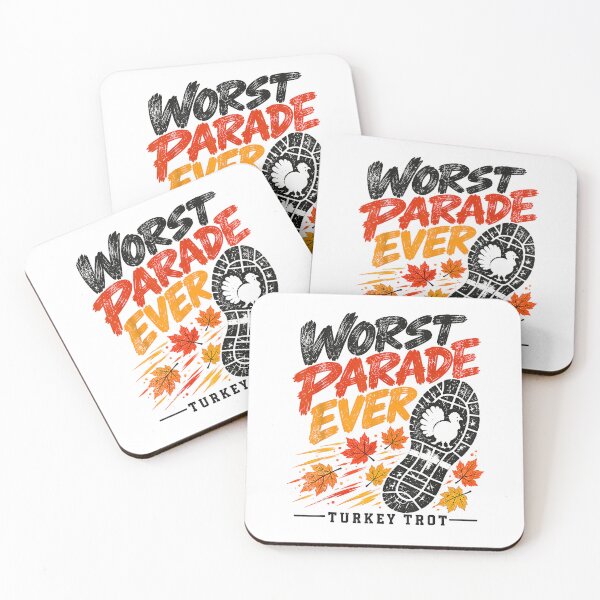 Item preview, Worst Parade Ever Turkey Trot Funny Thanksgiving Running T-Shirt designed and sold by all-shp.