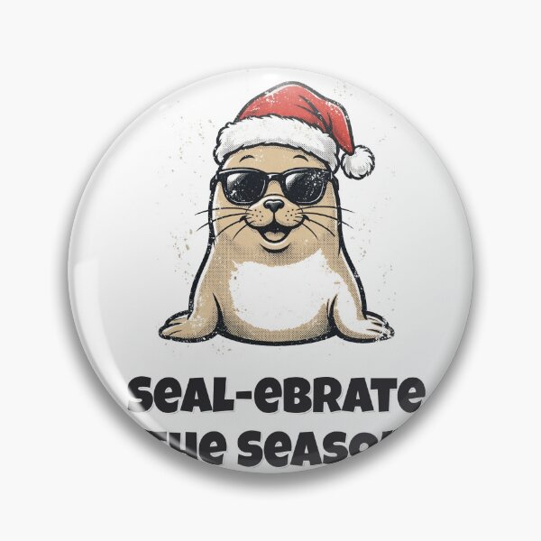 Item preview, Seal-ebrate The Season Funny Seal Christmas Design designed and sold by Wild Shades.