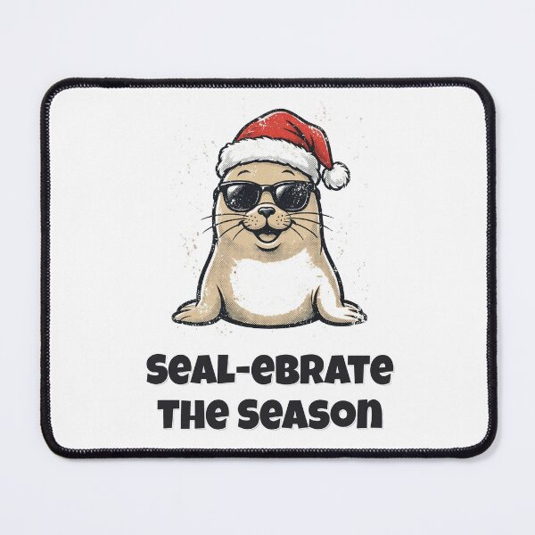Item preview, Seal-ebrate The Season Funny Seal Christmas Design designed and sold by Wild Shades.