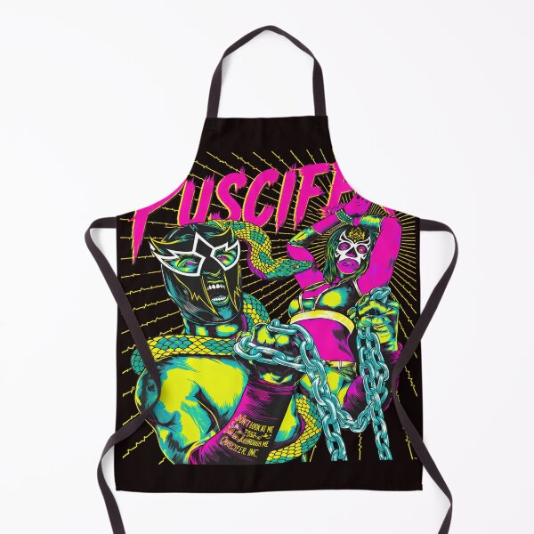 Item preview, Neon Luchador Wrestling Snake chains Art designed and sold by Sinemstd.