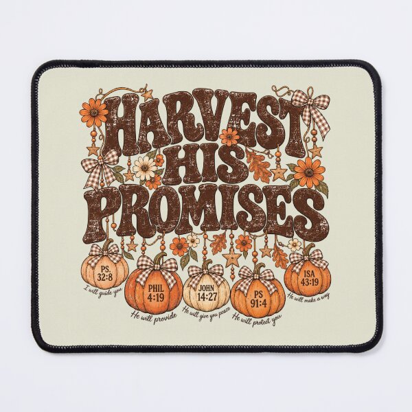 Item preview, Harvest His Promis, Retro Christian Fall Season designed and sold by SanipepaVase.