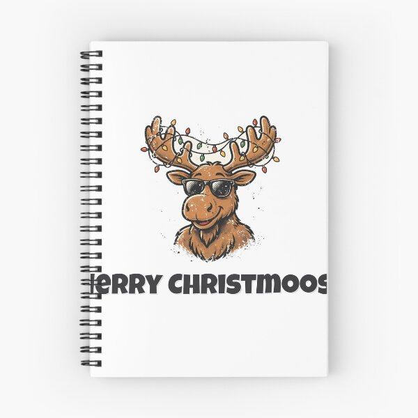 Item preview, Merry Christmoose Funny Moose Christmas Design designed and sold by Wild Shades.
