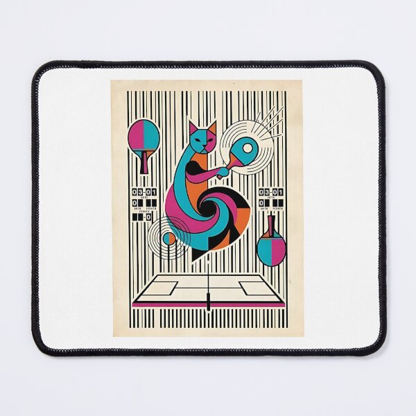 Item preview, Cornish Rex Table Tennis Champion designed and sold by PictoVibe.
