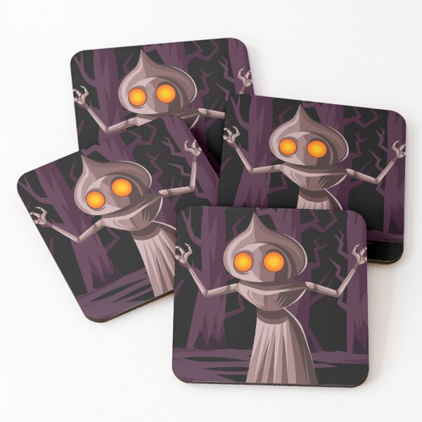 Item preview, Flatwoods Monster running through a dark forest with its arms flailing designed and sold by matintheworld ( delcarmat ).