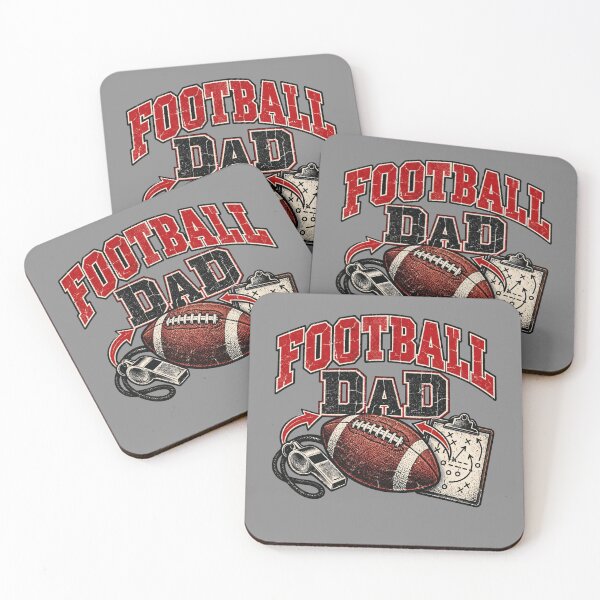 Aperçu de l'œuvre Papa footballeur – Football américain vintage créée et vendue par freshwear design.