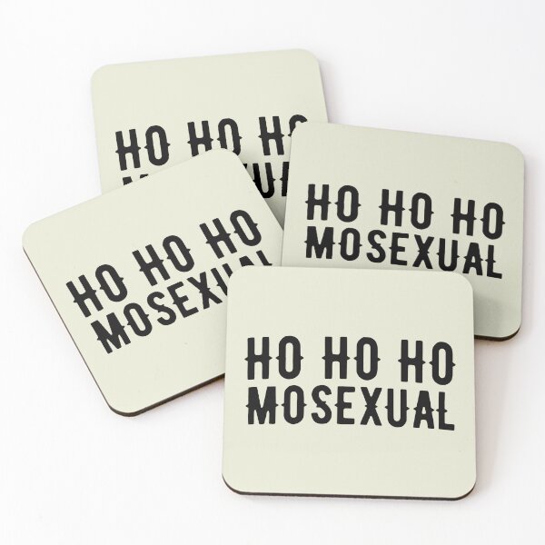 Item preview, Ho Ho Ho Mosexual - Funny Christmas LGBT designed and sold by SanipepaVase.