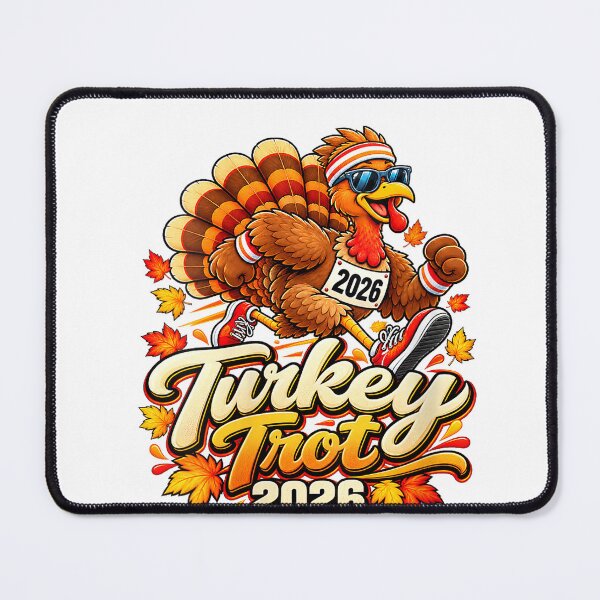 Item preview, Women's Funny Thanksgiving Running Turkey Trot 2026 V-Neck T-Shirt designed and sold by MixyMugs.