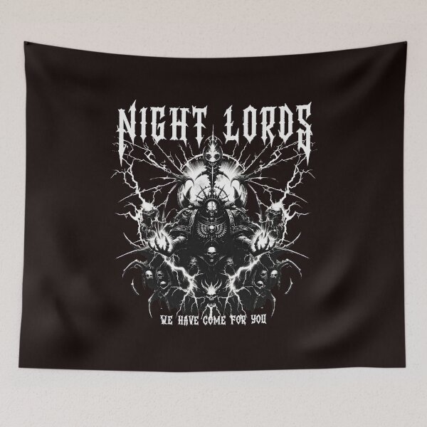Item preview, Night Lords We Have Come For You Dark Fantasy Warrior Art designed and sold by kawanva-studio.