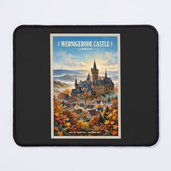Item preview, Germany — Wernigerode Castle — Above the Autumn Mist designed and sold by DibujandoPorfa.