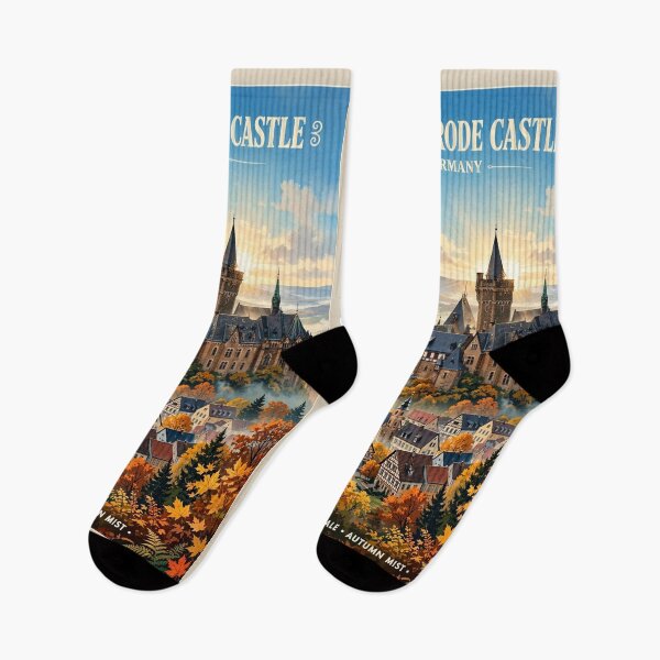 Item preview, Germany — Wernigerode Castle — Above the Autumn Mist designed and sold by DibujandoPorfa.