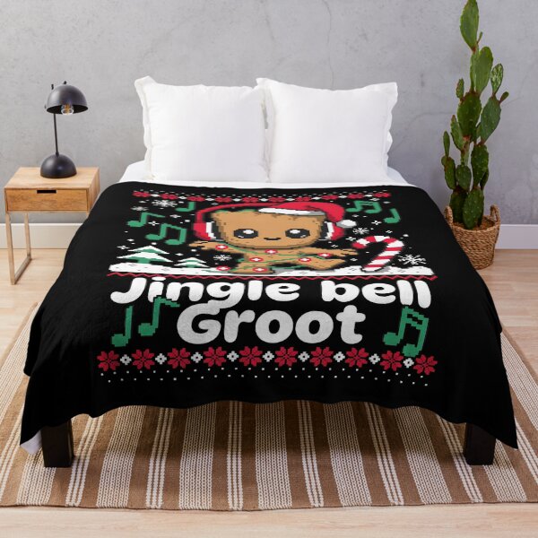 Item preview, Jingle Bell Groot Christmas Ugly Sweater designed and sold by Sunshinejavr.