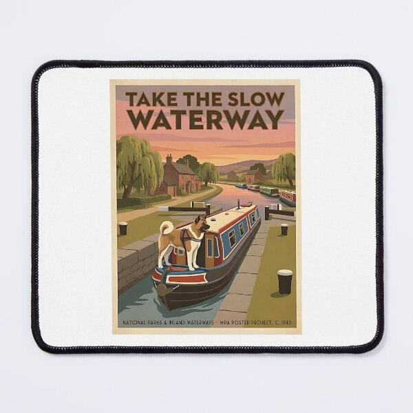 Item preview, Akita Canal Explorer designed and sold by PictoVibe.