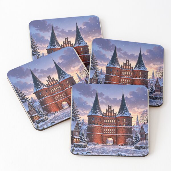 Item preview, Germany — Lübeck Holstentor — Brick Gothic Majesty designed and sold by DibujandoPorfa.