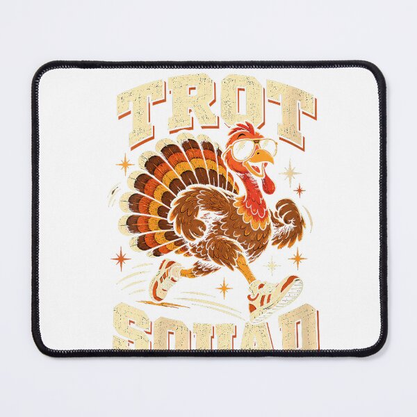 Item preview, Women's Trot Squad Funny Running Turkey Thanksgiving Turkey Trot V-Neck T-Shirt designed and sold by Fester's Designs.