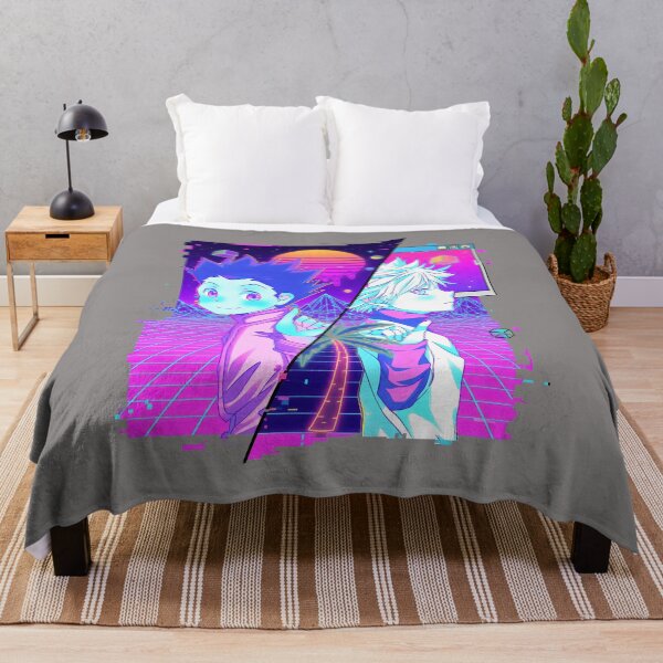 Item preview, Gon & Killua Vaporwave Pinky Swear Anime-18 designed and sold by EckehardWillx.