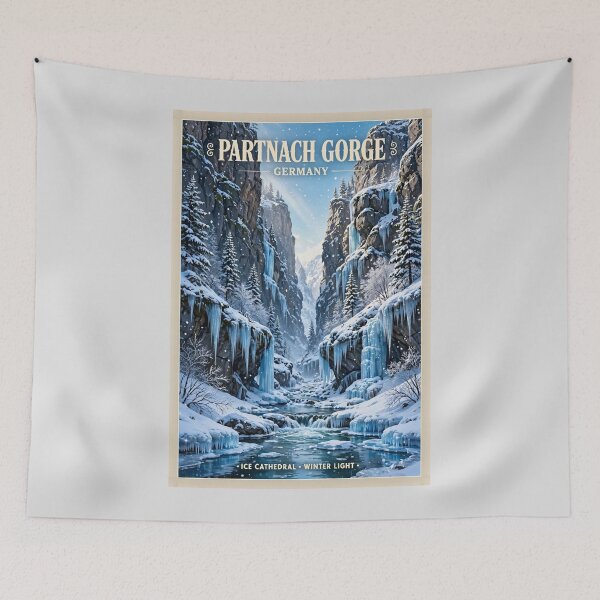 Item preview, Germany — Partnach Gorge — The Frozen Cathedral designed and sold by DibujandoPorfa.