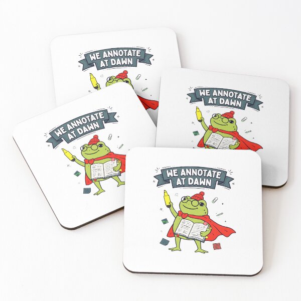 Item preview, we annotate at dawn english teacher funny frog reader designed and sold by JasonsSpider.