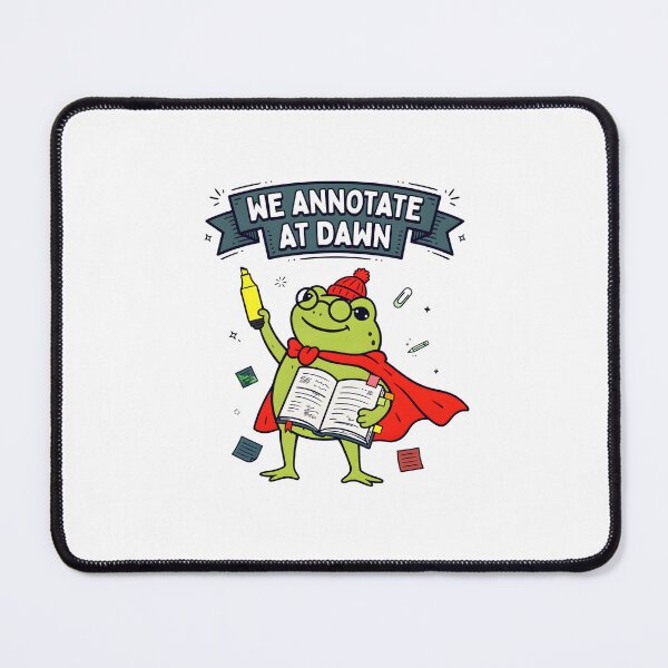 Item preview, we annotate at dawn english teacher funny frog reader designed and sold by JasonsSpider.