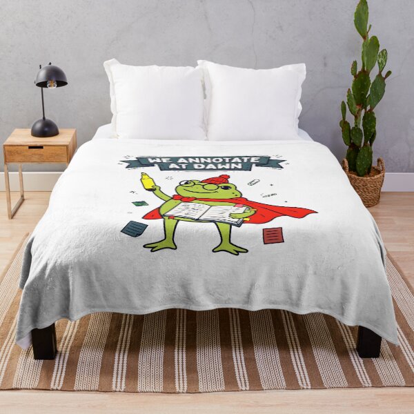 Item preview, we annotate at dawn english teacher funny frog reader designed and sold by JasonsSpider.