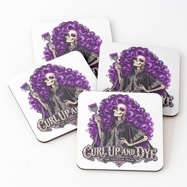 Item preview, THE HAUNTED SALON COLLECTION - CURL UP AND DYE designed and sold by WheelieGdArt.