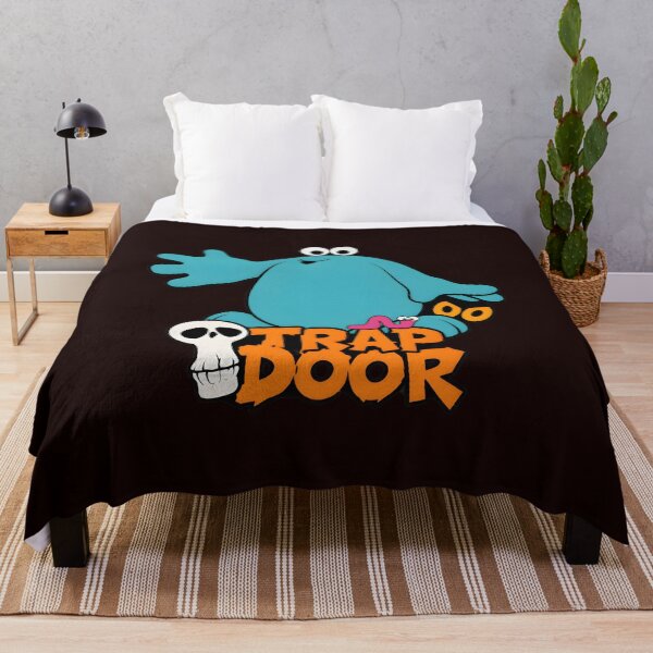 Item preview, Retro Trap Door Monster Cartoon designed and sold by FeatherTaleInk.
