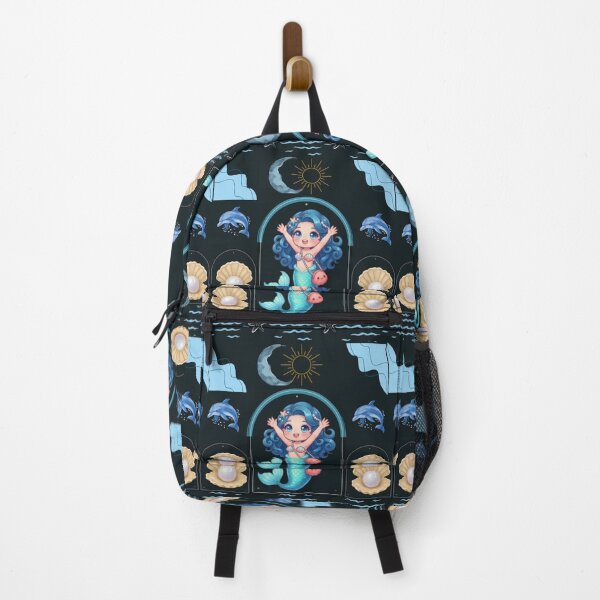 Item preview, Cute Little Mermaid Night Ocean designed and sold by Azurart2.